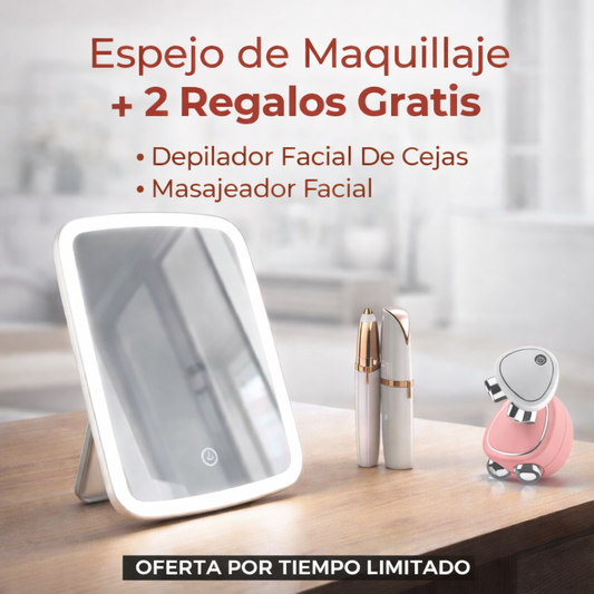 LuxeTouch-Espejo led de maquillaje