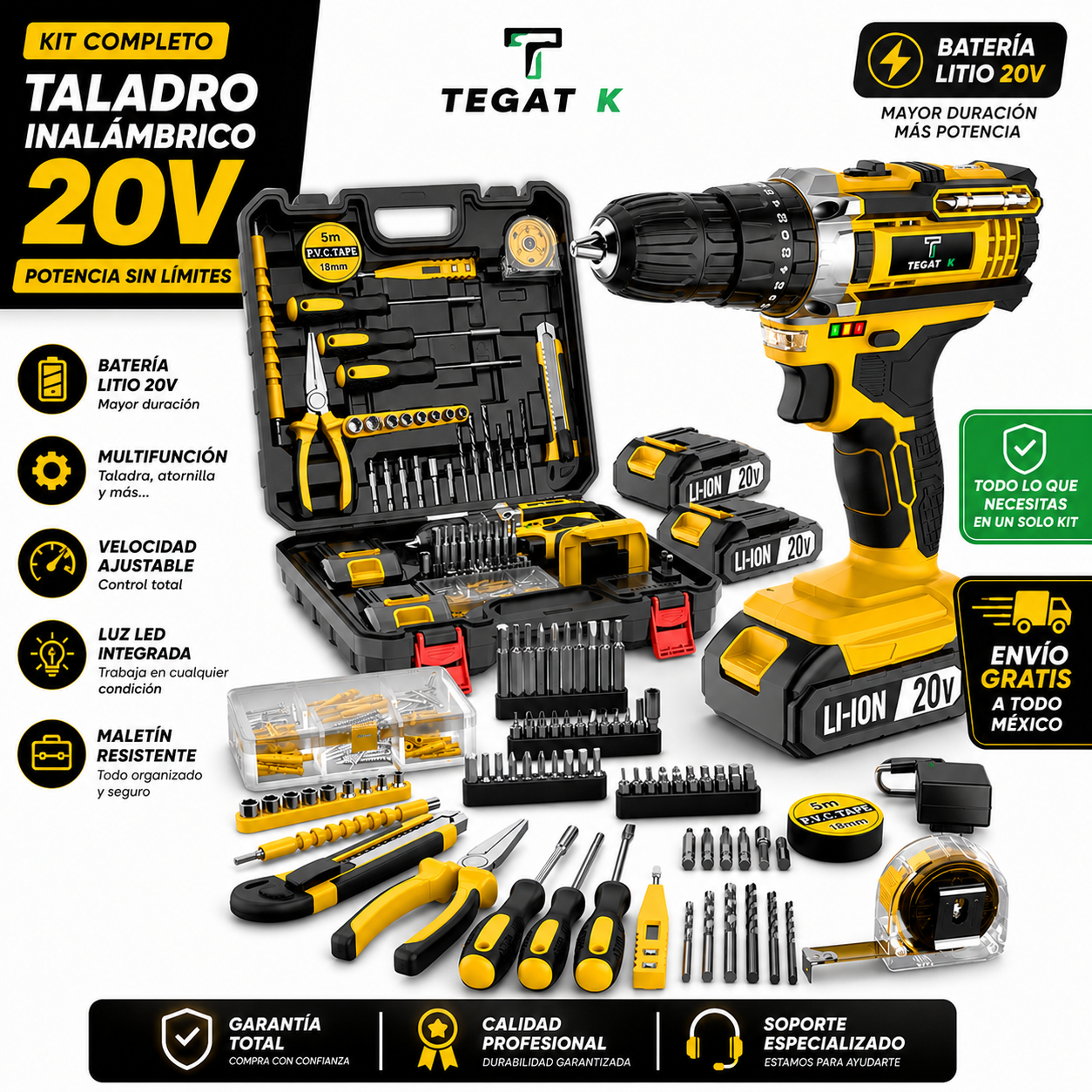 PowerKit Pro-Kit completo 118 piezas