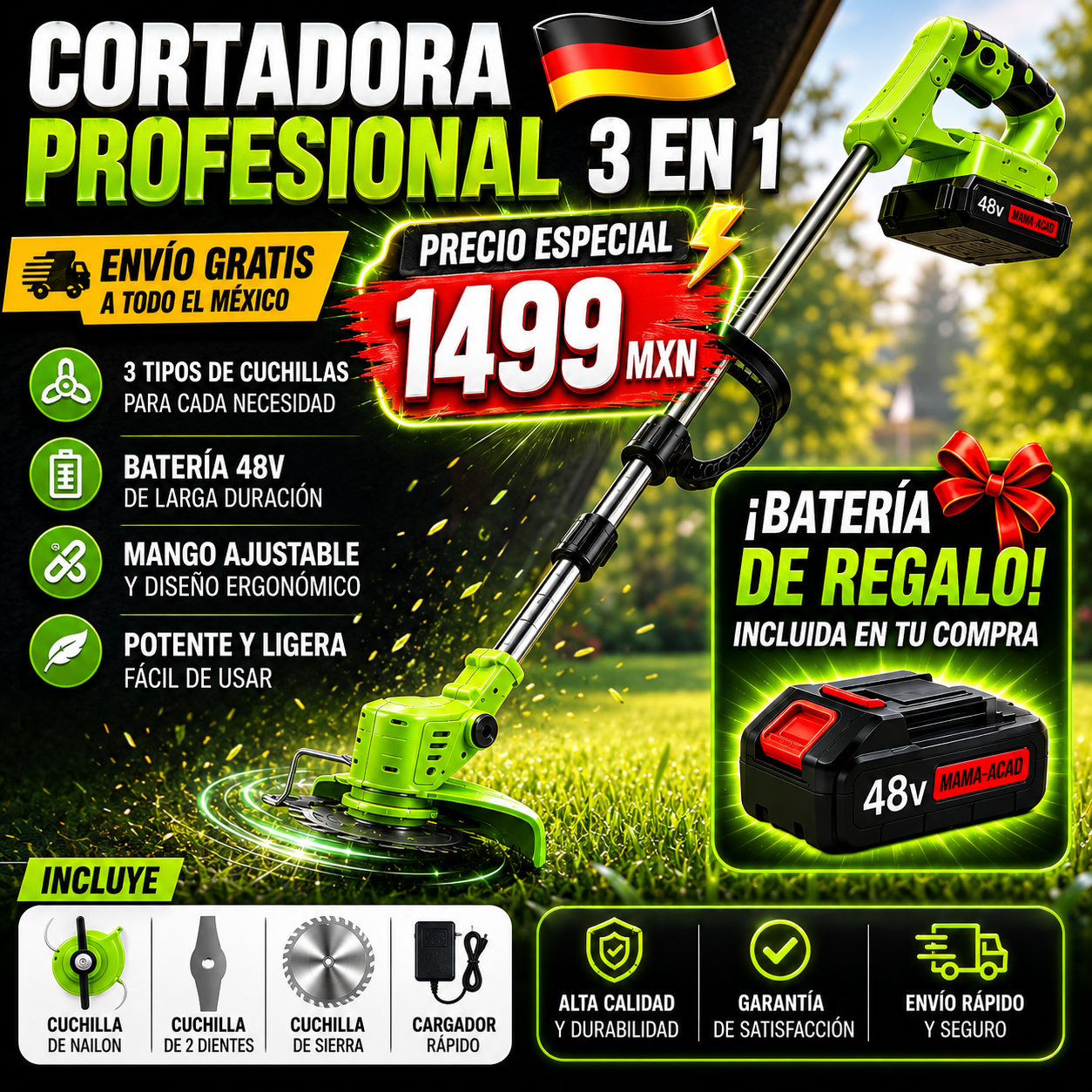 TurboCut Pro - Cortadora Profesional 3 EN 1