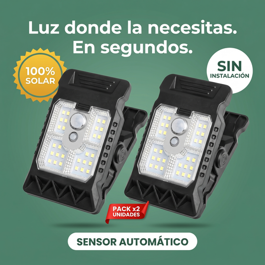 LuzClip Solar - PACK 2 UNIDADES